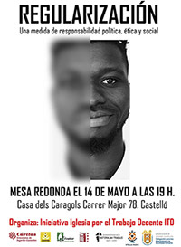 Participa en la Mesa Redonda ´Regularización. Una medida de responsabilidad política, ética y social´
