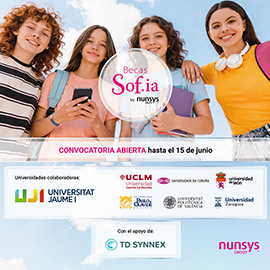 Las Becas Sof.ia by Nunsys Group abren convocatoria para impulsar el talento femenino en STEM junto a la Universitat Jaume I