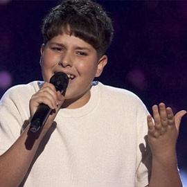 Un joven de Betxí conquista ´La Voz Kids´ y entra en el equipo de Edurne