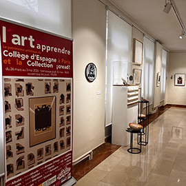 La propuesta educativa «Arte para aprender» de la UJI presenta en París una exposición sobre el patrimonio artístico del Colegio de España