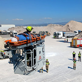 PortCastelló lleva a cabo un simulacro para poner a prueba la coordinación ante emergencias