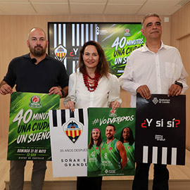Castellón arropa al CD Castellón y al Club Amics del Bàsquet Castelló en un fin de semana decisivo