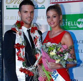 Mario Frías y Sara Tristante  Miss y Mister Oropesa 2011