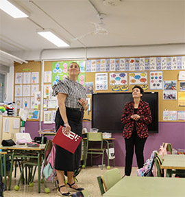 Onda ejecuta la primera fase del plan de confort térmico en las aulas del CEIP Mestre Caballero