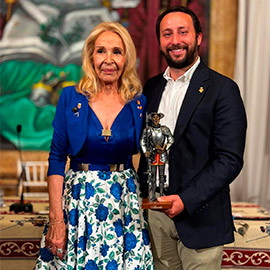 Sergio Toledo, galardonado con el premio ´Quijote del Año 2026´ de la Casa de Castilla-La Mancha en Castellón