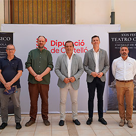 La Diputación de Castellón apuesta por poner la cultura en el mapa a través de las artes escénicas con el Festival de Teatro Clásico Castillo de Peñíscola