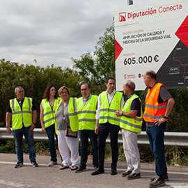 Arrancan las obras impulsadas por la Diputación de Castellón para acondicionar y mejorar la seguridad de la CV-213