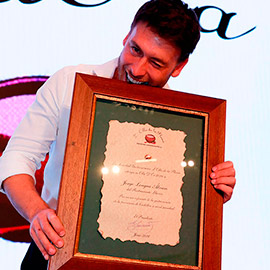 El chef Jorge Lengua del Rte. Llavor de Oropesa, Olla D´Or 2026