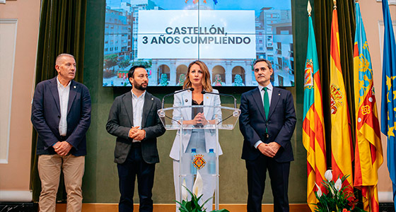 Castellón alcanza un 87% de ejecución del programa del Gobierno del Cambio tras tres años de mandato