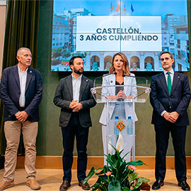 Castellón alcanza un 87% de ejecución del programa del Gobierno del Cambio tras tres años de mandato