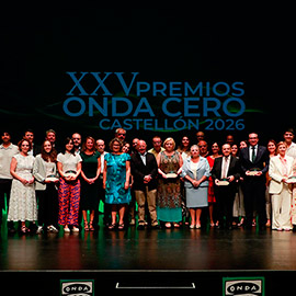 Emoción en el XXV aniversario de los Premios Onda Cero Castellón