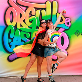 Castellón celebra el Orgull LGTBI+ llenando Huerto Sogueros de color, diversidad y reivindicación