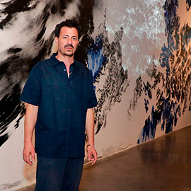 Inauguración de la exposición ´L'horitzó d´esdeveniments´, de Abdelkader Benchamma