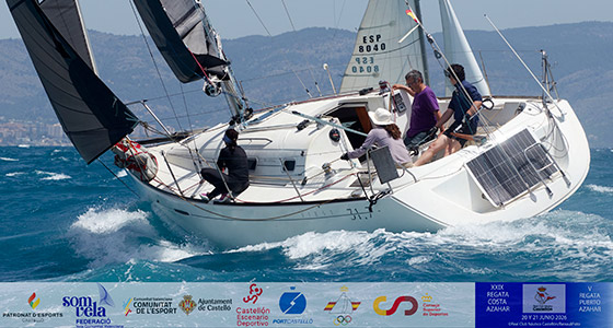 La Regata Costa Azahar y Puerto Azahar 2026 reúne emoción, viento y esfuerzo durante un intenso ﬁn de semana de competición