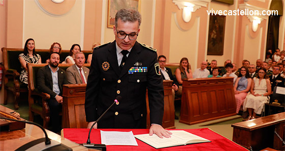 Francisco Javier Catalán toma posesión del cargo como Comisario Principal Jefe de la Policía Local de Castellón