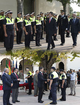Acto oficial de San Miguel Arcángel, patrón de la Policía Local Castellón