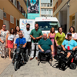 Cocemfe Maestrat incorpora un nuevo vehículo adaptado con el apoyo de la Diputación de Castellón
