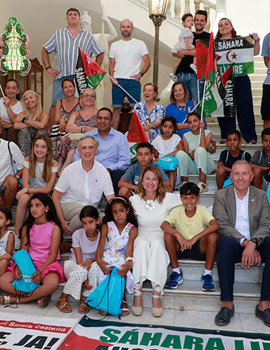Castellón da la bienvenida a los menores saharauis del programa ´´Vacaciones en Paz´´