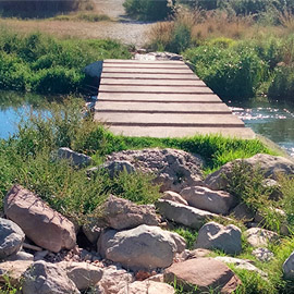 El Consorci del Millars repara el paso de la Pila y recupera la conexión entre las dos orillas del río para caminantes y ciclistas