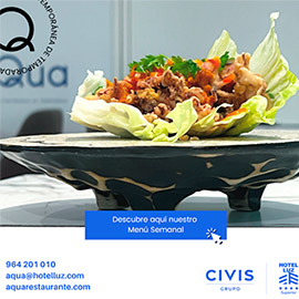 aQua Restaurant presenta su menú Ruta de Sabor