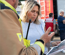 Diputación habilita el centro de Penyeta Roja para acoger a vecinos evacuados por el incendio de la Vall d’Uixó
