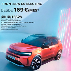 ¡Descubre el Opel Frontera GS Electric en Comauto Sport!