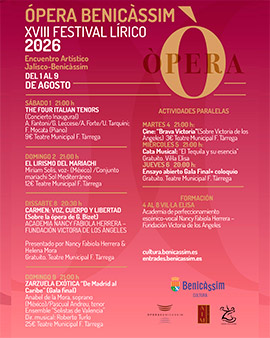 El Festival Lírico Ópera Benicàssim comienza con The Four Italian Tenors y Miriam Solís
