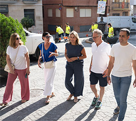 La Diputación de Castellón limpia 17 núcleos de población en 24 horas para recuperar la vida en calles, parques y plazas tras el incendio