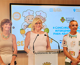 Castellón presenta la segunda edición del concurso de cocina intergeneracional Senior Chef para abuel@s y niet@s