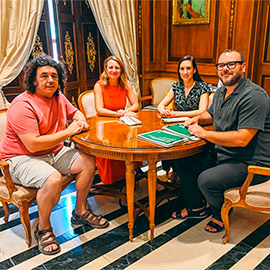 Ayuntamiento y EASD trabajan en su colaboración conjunta para el embellecimiento de la ciudad