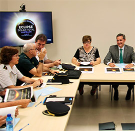 Castellón coordina un amplio operativo de seguridad para recibir con todas las garantías el eclipse total de Sol del próximo 12 de agosto
