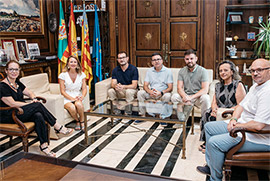 Carrasco recibe a la nueva Gestora de Gaiates y traslada su ´´colaboración incondicional en la promoción y puesta en valor del monumento gaiatero´´