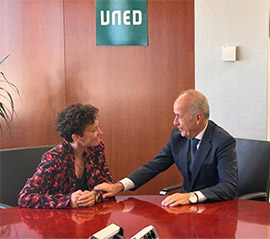 Ballester coordina con el rector de la UNED la llegada de la universidad a Onda con 10 grados