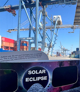 PortCastelló refuerza su dispositivo de seguridad y accesos en la zona de ocio ante la afluencia prevista por el eclipse solar