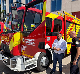 La Diputación de Castellón refuerza la flota de vehículos del Consorcio Provincial de Bomberos para seguir mejorando la capacidad de respuesta ante una emergencia