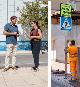 Castellón inicia los trabajos del nuevo Camino Escolar del CEIP El Pinar