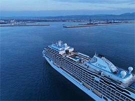 Cerca de 650 cruceristas americanos y australianos escalan mañana en PortCastelló a bordo del lujoso ´´Crystal Serenity´´