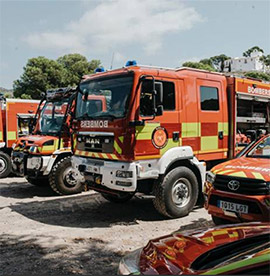 El Servicio de Bomberos intensifica los controles en las zonas forestales de Castellón ante el nivel 3 de preemergencia