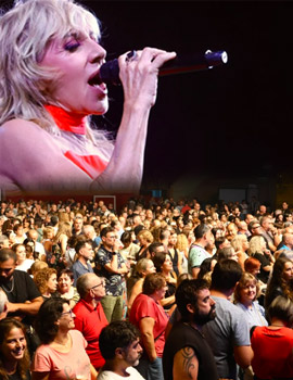 Ana Torroja triunfa en Onda con su gira ‘Se ha acabado el show’ ante un Recinto Multiusos entregado
