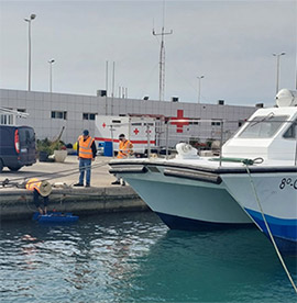 Más de una decena de pruebas de comunicaciones inalámbricas submarinas consolidan a PortCastelló como referente de innovación en robótica marina