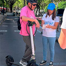 Los patinetes concentran casi la mitad de las consultas de la campaña «Castelló se mueve mejor»