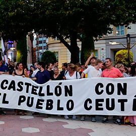 Castellón muestra su apoyo y respaldo a Ceuta ante la crisis migratoria