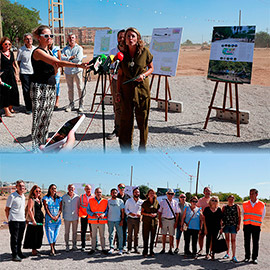 Arrancan las obras de Censal Parc que será el mayor bosque urbano de Castellón