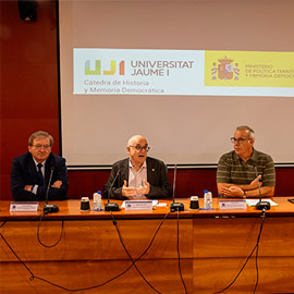 La UJI presenta la Cátedra de Historia y Memoria Democrática para impulsar el conocimiento y la reflexión crítica sobre el pasado