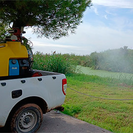 La Diputación intensifica tras las lluvias las actuaciones de vigilancia, muestreo y control de las poblaciones de mosquitos