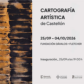 Cartografía artística de Castellón, exposición solidaria a beneficio de Antian