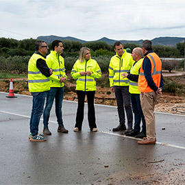 La Diputación refuerza el mantenimiento de pistas y caminos de la provincia con el nuevo contrato de servicio de maquinaria para los años 2026-2028