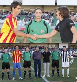 Roberto Merhi ayer en el Estadio Castalia