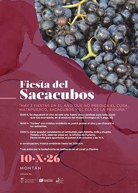 Montán celebra la tradición del Sacacubos con una jornada de vino, gastronomía y convivencia
