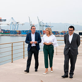 La Diputación de Castellón y PortCastelló abordan en un encuentro técnico el estado de las infraestructuras portuarias